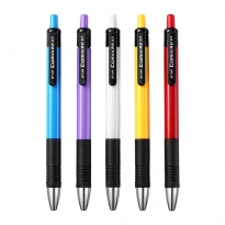 齐心 BP104R 舒适圆珠笔0.7mm 24支装