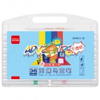 齐心 BXMK13-36 丙烯马克笔 36色 1盒