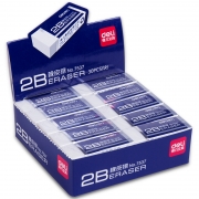 得力 7537 橡皮擦 54ｘ19ｘ11mm （单位：块） 白